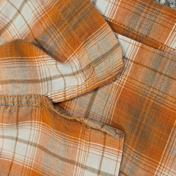 HARLEY DAVIDSON PLAID SHORT SLEEVE BUTTON DOWN SHIRT. SIZE LARGE. - Picture 7 of 8